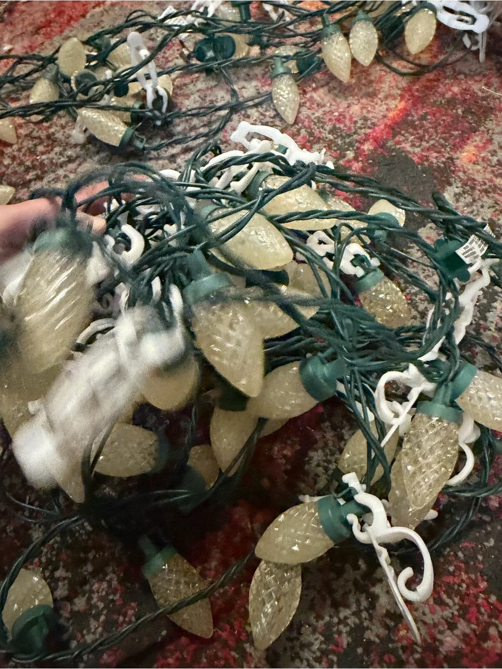 Bundle of 9 Christmas Light Strands (Approx. 20’-25’ each)